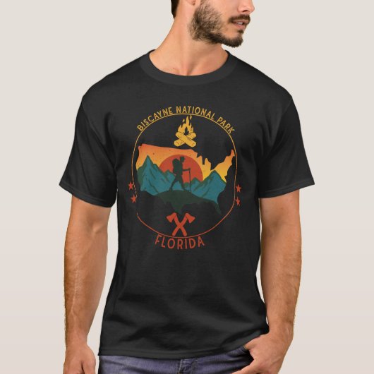 ヴィンテージビスケイン国立公園 Tシャツ (正面)
