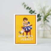 ヴィンテージビスケットペルノード ポストカード (スタンド正面)