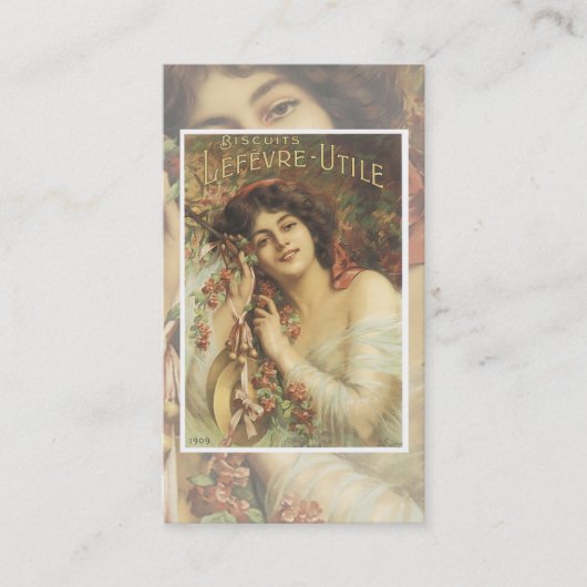 ヴィンテージビスケット名刺 名刺 (正面)