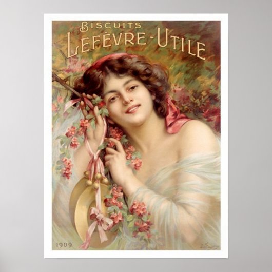 ヴィンテージビスケット広告 ポスター (正面)