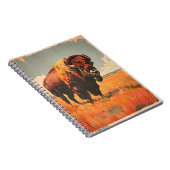 ヴィンテージビソンイラストレーション ノートブック (右側)