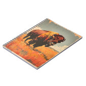 ヴィンテージビソンイラストレーション ノートブック (左側)