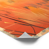 ヴィンテージビソンイラストレーション ポスター (角)