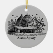 ヴィンテージビックビーハイブオーナメント セラミックオーナメント (正面)