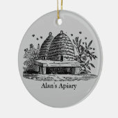 ヴィンテージビックビーハイブオーナメント セラミックオーナメント (左)