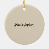 ヴィンテージビックビーハイブオーナメント セラミックオーナメント (裏面)