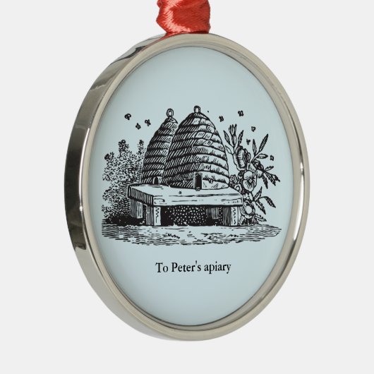 ヴィンテージビックビーハイブ伝統的オーナメント メタルオーナメント (右)