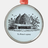 ヴィンテージビックビーハイブ伝統的オーナメント メタルオーナメント (正面)