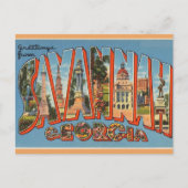 ヴィンテージビックレターサバンナグルジア ポストカード (正面)