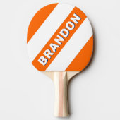 ヴィンテージビッグはっきりしたシストライプティの名前 卓球ラケット (裏面)