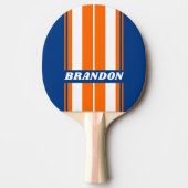 ヴィンテージビッグシティストライプボード名 卓球ラケット (正面)