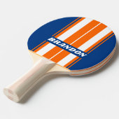 ヴィンテージビッグシティストライプボード名 卓球ラケット (正面アングル)