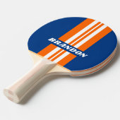 ヴィンテージビッグシティラリストライプー名 卓球ラケット (正面アングル)