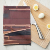 ヴィンテージビッグシュルビクビーブリッジUSA観光 キッチンタオル (四つ折り)