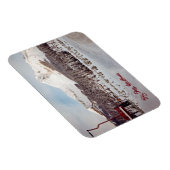 ヴィンテージビッグスカイモンタナスキー場写真 マグネット (右側)