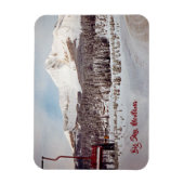 ヴィンテージビッグスカイモンタナスキー場写真 マグネット (縦)