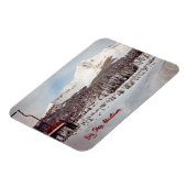 ヴィンテージビッグスカイモンタナスキー場写真 マグネット (左側)