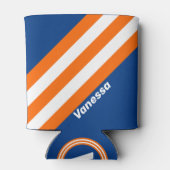 ヴィンテージビッグストライプシティの名前 缶クーラー (裏面)