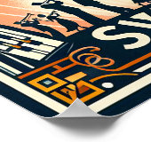 ヴィンテージビッグバンドスイングダンスポスター ポスター (角)