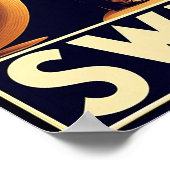 ヴィンテージビッグバンドスイングダンスポスター ポスター (角)