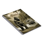 ヴィンテージビッグフットとRVカンパパーソナライズされたー ノートブック (右側)