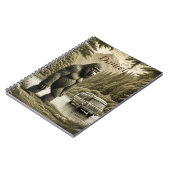 ヴィンテージビッグフットとRVカンパパーソナライズされたー ノートブック (左側)