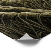 ヴィンテージビッグフットとRVカンパー ポスター (角)