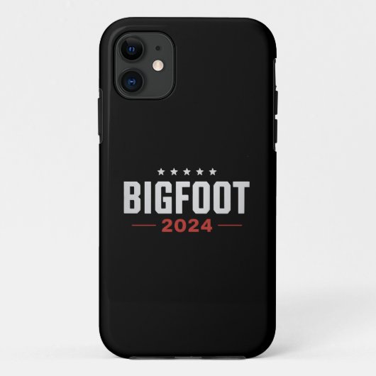 ヴィンテージビッグフット2024米国大統領選挙 Case-Mate iPhoneケース (裏面)