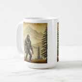 ヴィンテージビッグフットin山と松 コーヒーマグカップ (正面左)