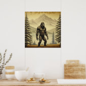 ヴィンテージビッグフットin山と松 ポスター (キッチン)