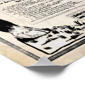 ヴィンテージビッグブルトラクタープリント ポスター (角)