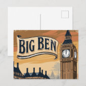 ヴィンテージビッグベントラベル シーズンポストカード (正面/裏面)