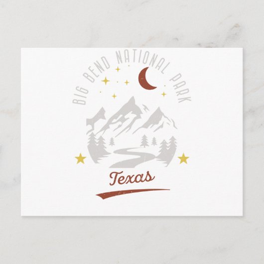 ヴィンテージビッグベンド国立公園テキサス州 ポストカード (正面)
