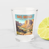 ヴィンテージビッグベンド国立公園 ショットグラス (正面)