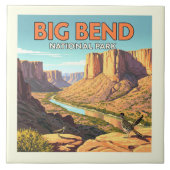 ヴィンテージビッグベンド国立公園 タイル (正面)