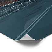 ヴィンテージビッグベン旅行のポスター – ロンドン，イギリス ポスター (角)