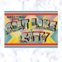 ヴィンテージビッグレターソルトレイクシティユタ