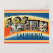 ヴィンテージビッグレターロサンゼルスカリフォルニア ポストカード (正面)
