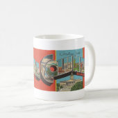 ヴィンテージビッグレターCOLUMBIA, SCポストカード コーヒーマグカップ (正面右)