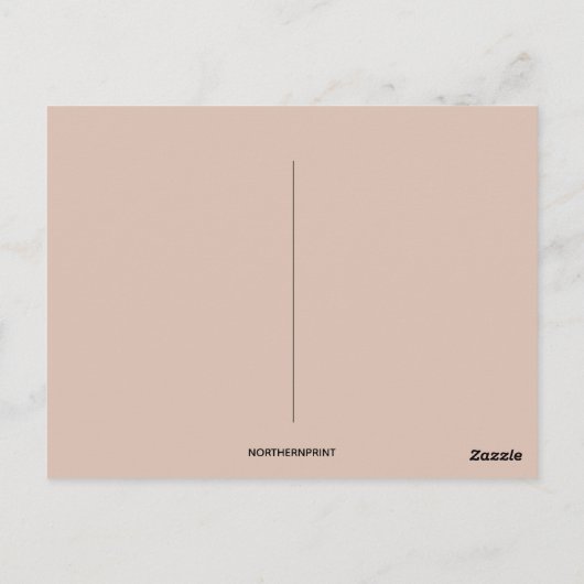 ヴィンテージビッグレターNebraskaはがき ポストカード (裏面)