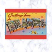 ヴィンテージビッグ読レターズペンシルバニア ポストカード