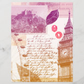 ヴィンテージビッ動揺してグベンジャーナルスクラップブック紙 (正面)