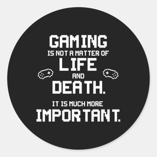 ヴィンテージビデオゲームおもしろいPCコンソールゲーマーギーク ラウンドシール (正面)