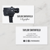 ヴィンテージビデオビデオカメラVideography名刺 名刺 (正面/裏面)