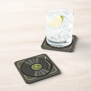 ヴィンテージビニルレコード コースター