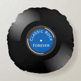 ヴィンテージビニールレコードデザインラウンド装飾用クッション ラウンドクッション