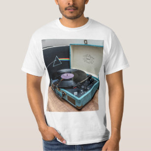 ヴィンテージビニールレトロレコードプレーヤーTシャツ – Tシャツ