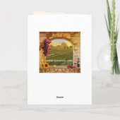 ヴィンテージビネヤード記念おめでとうカード カード (裏面)