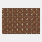 ヴィンテージビビークリスマスラッピング紙コレクション ラッピングペーパーシート (正面2)