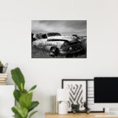 ヴィンテージビュイックカー送料 ポスター (ホームオフィス)